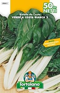 SEMENTI DI ORTAGGI DI QUALITA' IN BUSTE TERMOSALDATE DA 50 GRAMMI (BIETOLA DA COSTA VERDE A COSTA BIANCA 3) -0