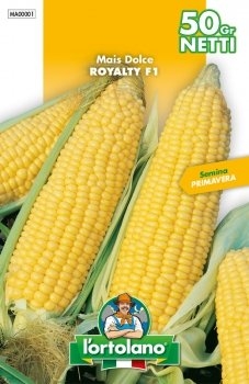 SEMENTI DI ORTAGGI DI QUALITA' IN BUSTE TERMOSALDATE DA 50 GRAMMI (MAIS DOLCE ROYALTY) -0