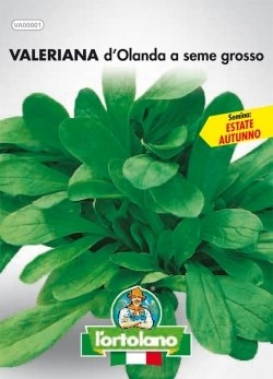 SEMENTI DI ORTAGGI DI QUALITA' IN BUSTE TERMOSALDATE DA 50 GRAMMI (VALERIANA D’OLANDA A SEME GROSSO) -0